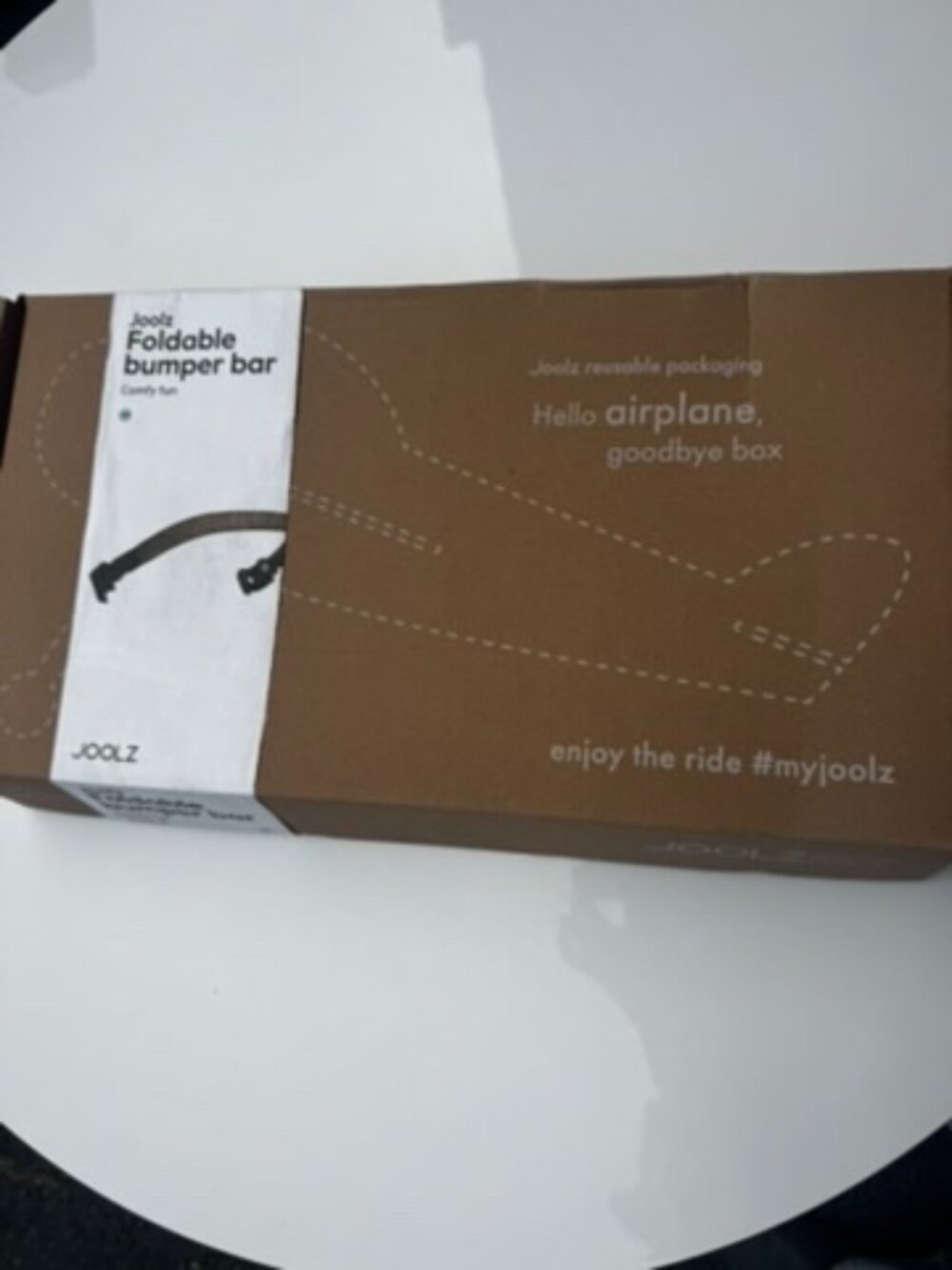 Joolz Aer2 Foldable Bumper Bar Mid Brown Carbon NEW